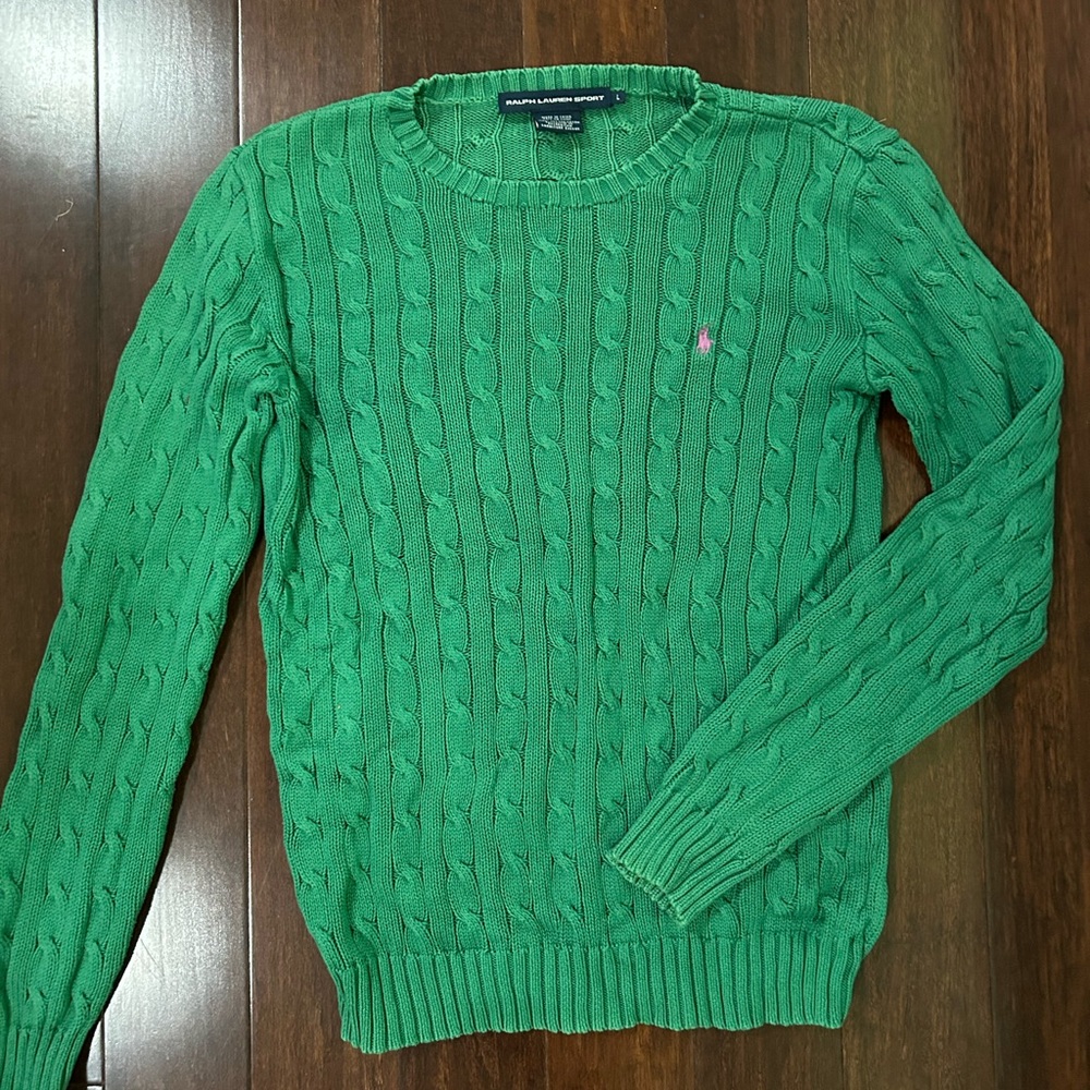 Ralph Lauren Sport cableknit sweater